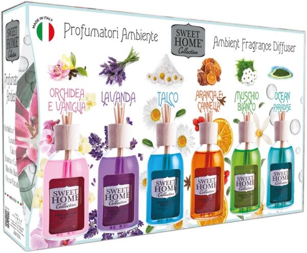 SWEET HOME COLLECTION COFFRET 6 PROFUMATORI X AMBIENTE 30 ML CLASSICI