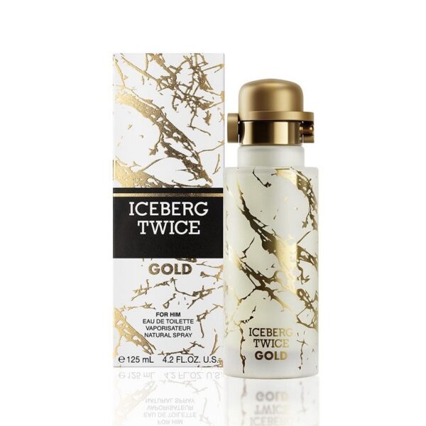 ICEBERG TWICE GOLD FOR MAN EDT 125ML VAPO OGNI 6PZ 1 TESTER OMAGGIO
