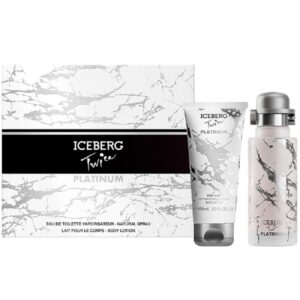 ICEBERG TWICE PLATINUM FOR WOMAN COFFRET EDT 125ML VAPO +B/L 100ML