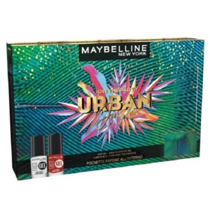 MAYBELLINE COFFRET URBAN JUNGLE SMALTO N.11+TOP COAT +POCHETTE