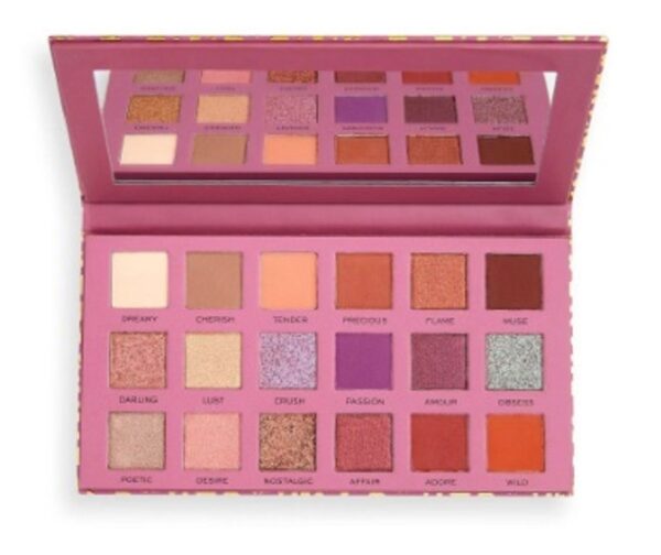 REVOLUTION PRO NEW NEUTRAL ROMANCE PALETTE 18 OMBRETTI