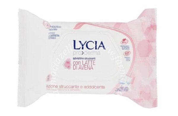 LYCIA PRO-DERMA SALVIETTINE STRUCCANTI CON LATTE DI AVENA 30PZ