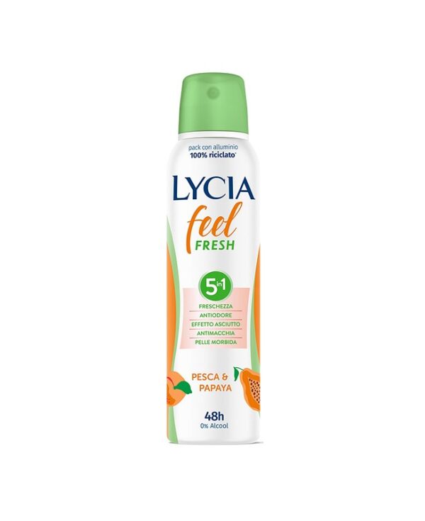 LYCIA DEO SPRAY FEEL FRESH ARANCIONE PESCA & PAPAYA 150 ML