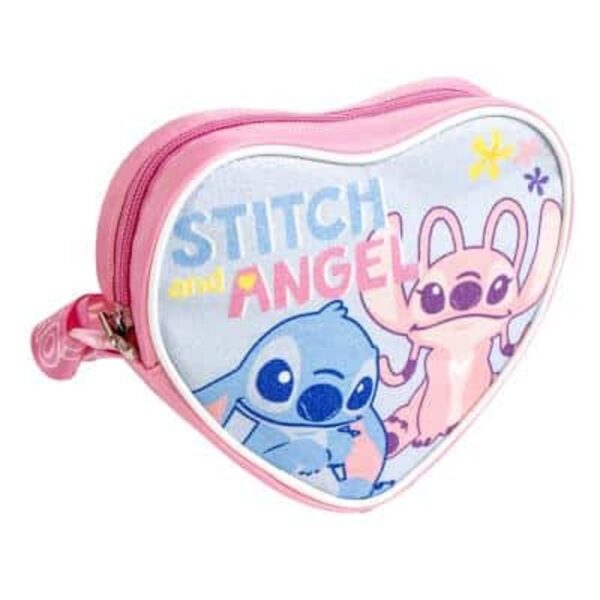 STITCH BORSETTA A CUORE CON TRACOLLINA