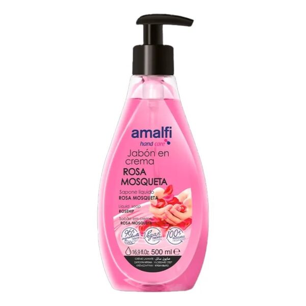 AMALFI SAPONE LIQUIDO MANI ROSA MASQUETA 500ML