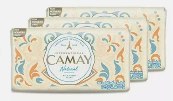 CAMAY SAPONETTA NATURAL 3 X 125 GR