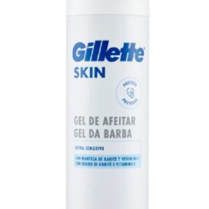 GILLETTE GEL DA BARBA ULTRA SENSITIVE CON BURRO DI KARITE' 200ML