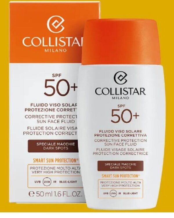 COLLISTAR SUN FLUIDO VISO SOLARE PROT COR SPECIALE MACCHIE SPF50+ 50ML