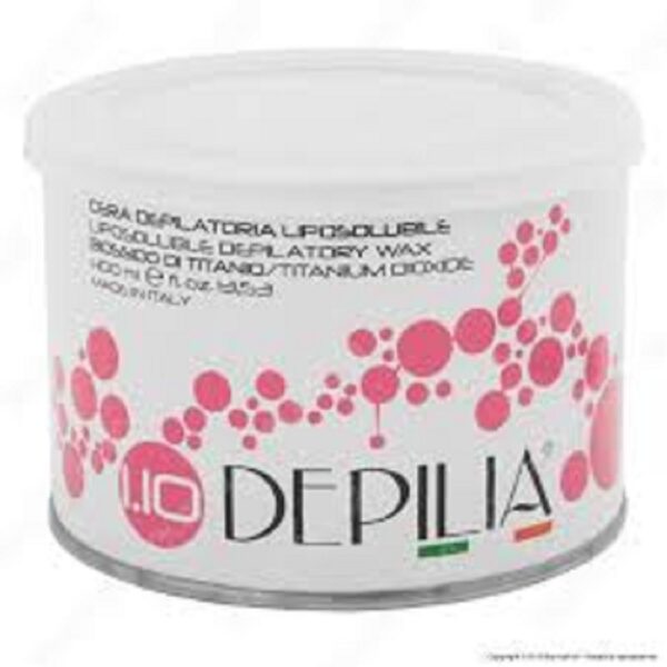 DEPILIA CERA DEPILATORIA BARATTOLO BIOSSIDO DI TITANIO 400ML