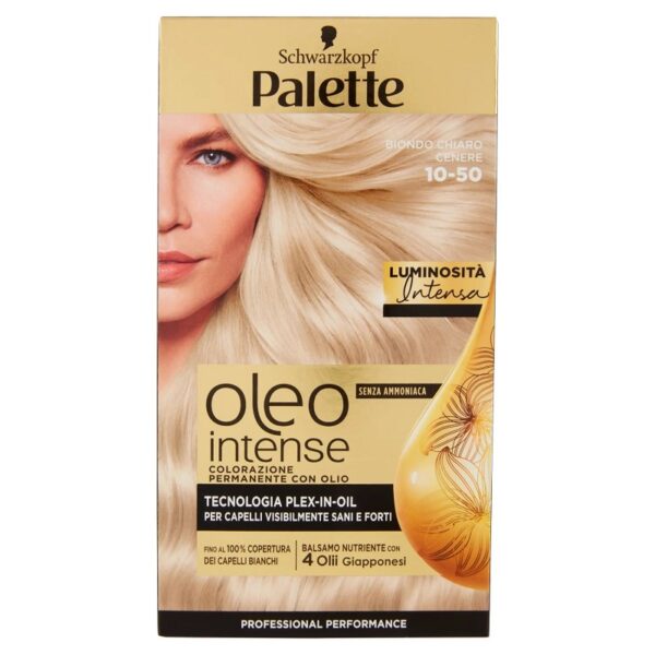 PALETTE OLEO INTENSE N 10-50 BIONDO CHIARO CENERE