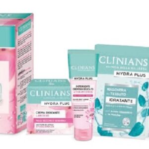 CLINIANS HYDRA PLUS COF.CREMA IDRAT LENIT+DET.CREMOSO+MASCH VISO+POCHE