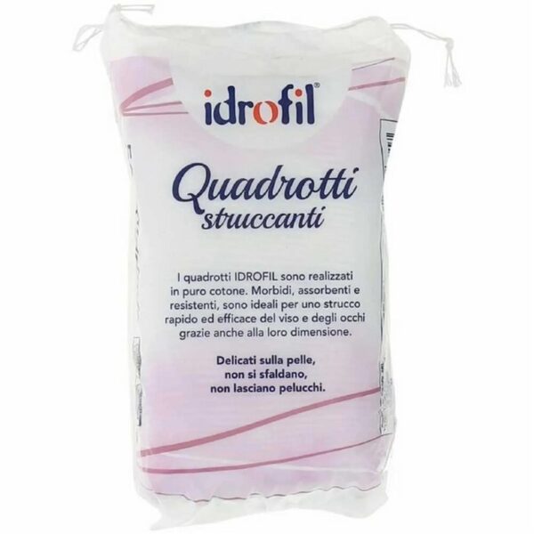 IDROFIL QUADROTTI STRUCCANTI PURO COTONE 50PZ