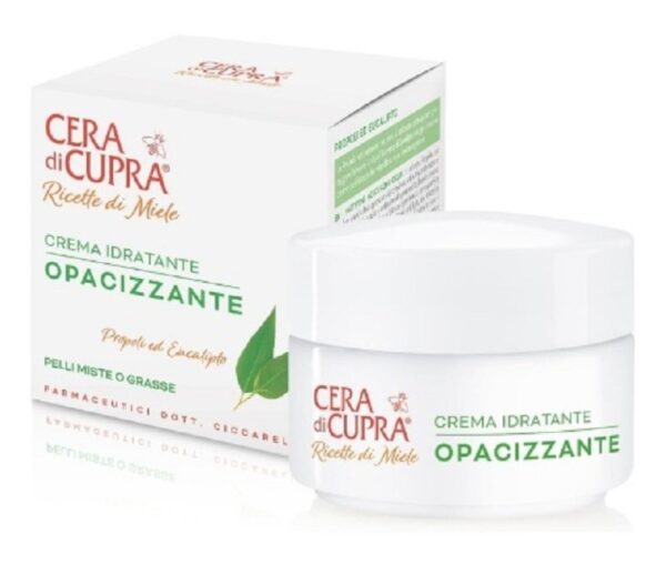 CERA DI CUPRA CREMA IDRATANTE OPACIZZANTE PELLI MISTE O GRA VASO 50ML