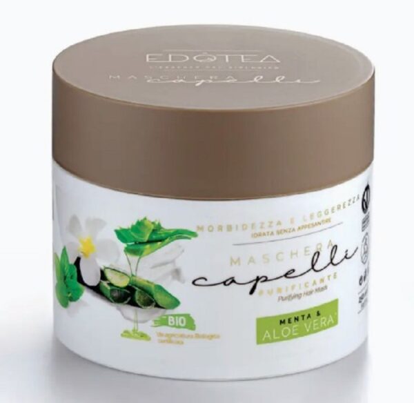 EDOTEA MASCHERA CAPELLI PURIFICANTE MENTA & ALOE VERA 250ML