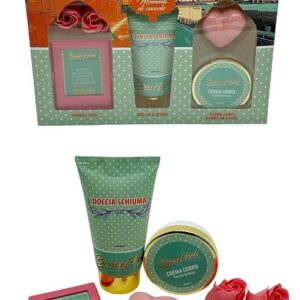 BRAVE GIRLS COFFRET S/G 120ML+B/L 50ML+BOMBA ROSE+BOMBA CUORE+CORNICE