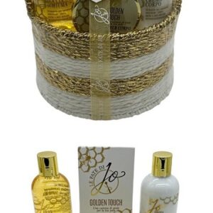 LE FATE DI JO COFFRET S/G+B/L+SCRUB CORPO+SALI BAGNO+SPUGNA IN CESTINO