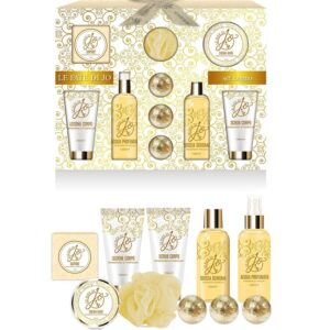 LE FATE DI JO COF S/G+A/P+B/L+SCRUB+SPUGN+BOMBE+SAPONE+C/MANI MAND/POM