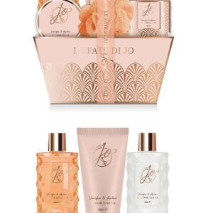 LE FATE DI JO COFFRET S/G+SCRUB+B/L+CR/MANI+SAPONET+SPUGNA VANIG/AMBRA