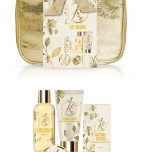 LE FATE DI JO COFF B/SCHIU+B/L+SCRUB+BOMBA BAGNO+SAPONETTA MANDAR/POMP