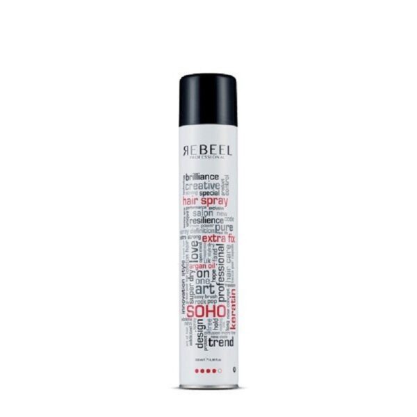 REBEEL LACCA EXTRA FISSAGGIO OLIO ARGAN E CHERATINA 750ML