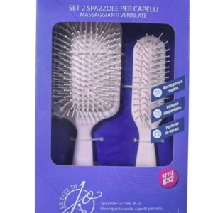LE FATE DI JO COFFRET 2PZ SPAZZOLA RETTANGOLARE GRANDE+PICCOLA K52