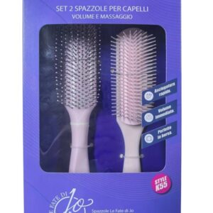 LE FATE DI JO COFFRET 2PZ SPAZZOLE RETTANGOLARI VOLUME E MASSAGGI K55