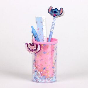 STITCH SET CANCELLERIA PORTAPENNE+RIGHELLO+PENNA+MATITA