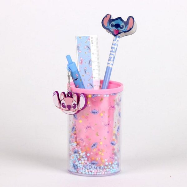 STITCH SET CANCELLERIA PORTAPENNE+RIGHELLO+PENNA+MATITA